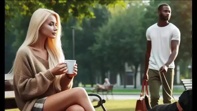 White Woman's Wild Fling with Black Lover in Public Park - A Must-Hear Audio Story from BBC