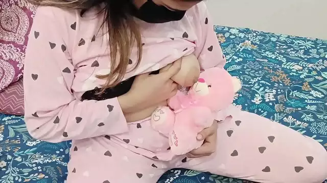 Indulge in the Naughty Pleasures of a Desi Stepdaughter and Her Teddy Bear – All for the Eyes of Her Stepdad!
