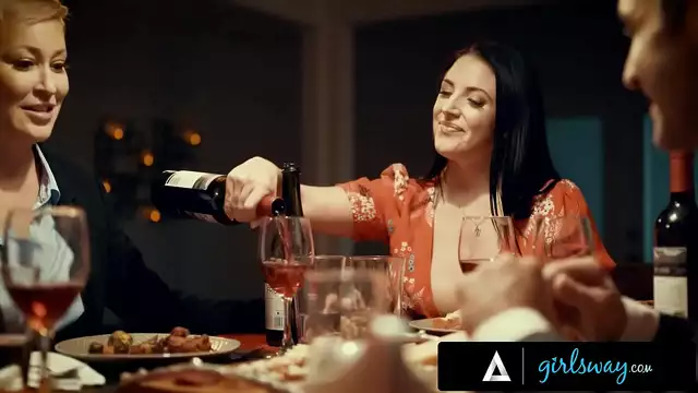 Unleash Your Desires with Angela White as She Seduces a Lonely Housewife and Her Husband's Boss' Wife