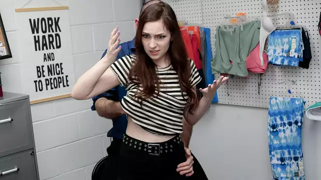 Teen Vlogger's Naughty Challenge Gone Wild- Caught by Pervy Cop!