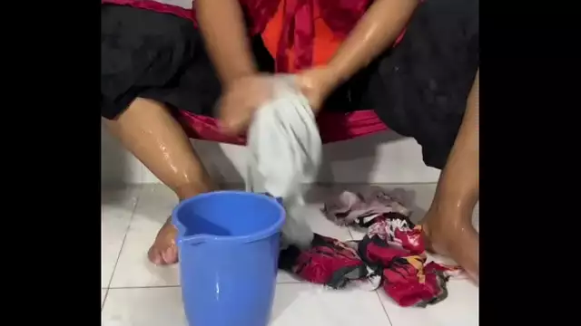 Fall for the Luscious Beauty in the Bathroom – A Cute Girl's Shower Time Play with Her Pussy