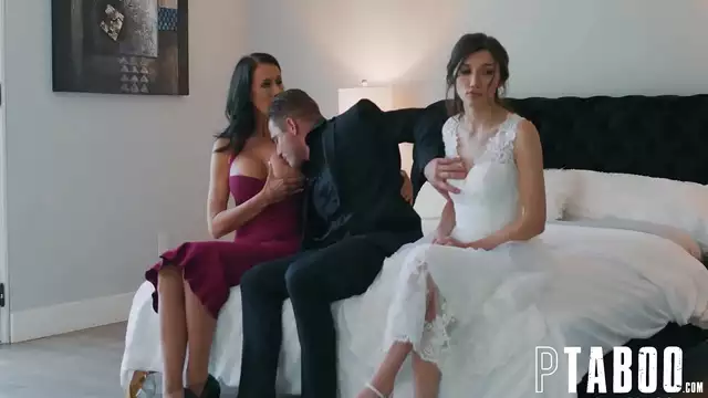 Ethereally Enchanting Reagan Foxx, Captivating Nathan Bronson, and Sensual Maya Woulfe in Wedding Jitters