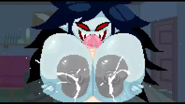 JAV Princess Marceline Sucks Her Own Big Tits while You Ejaculate into Her Mouth