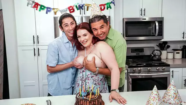 Sultry Stepmom Surprises Her Step Son with a Luscious Gift on His Birthday - Desi CNMILF