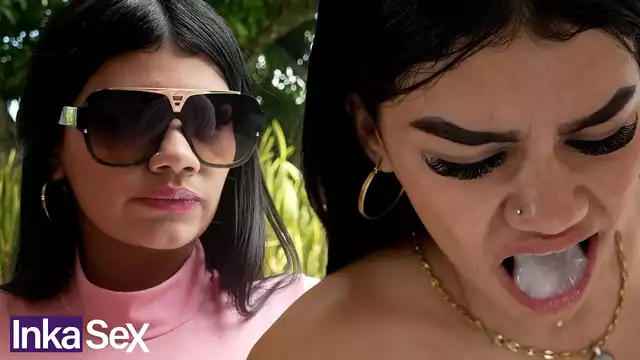 Colombian Teen Gags Down Semen with Disgust - Unseen Footage