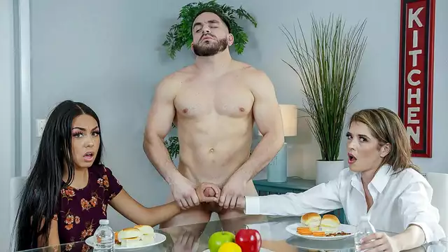 Seduction and Deception: Nad and Stepsis Play a Naughty Prank on Lucky Stepson - Desi Cnmilf