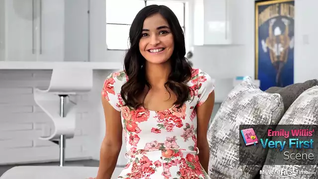 Welcome to the World of Porn: Luscious Beauty Gets Her First Big Cock