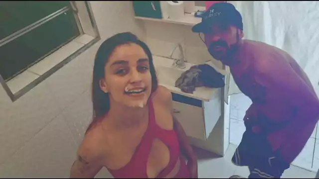Indian Beauty Triumphs in Seductive Club Bathroom Encounter with Stranger!