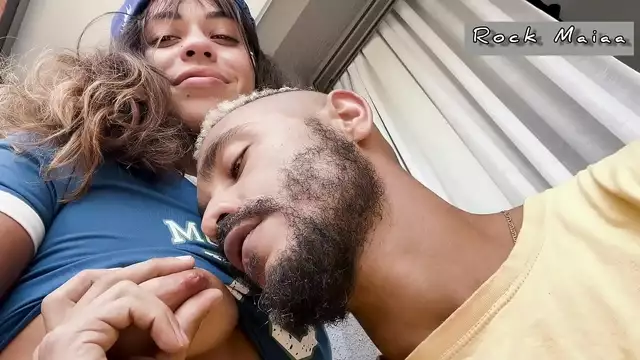 Undressing luscious boobs in a steamy outdoor worship, unbothered by peeping neighbors