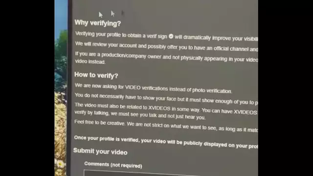 Verification video