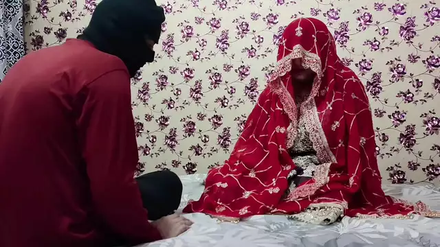 First Night Romantic Sex with Beautiful Indian Wife