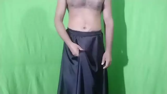 Indian boy fingering his big dick and masturbating