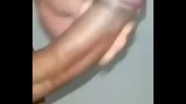 Big 8 inch long hard desi dick masturbation