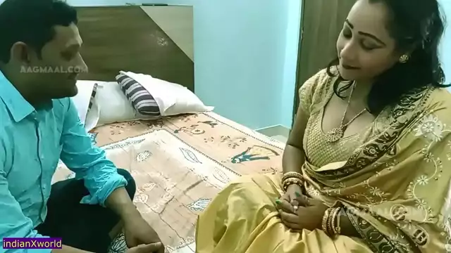Indian Bengali Aunty Enjoying sex with Young Boy &lpar;part - 01&rpar;