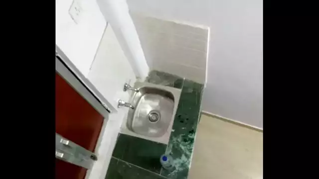 Hidden wathing indian sister