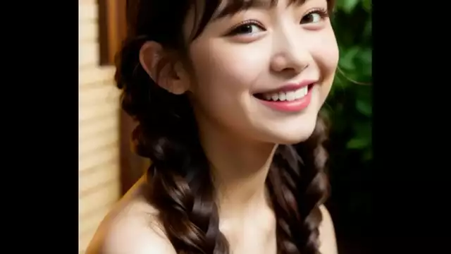 Japanese babe in a sexy swimsuit - AI Gravure