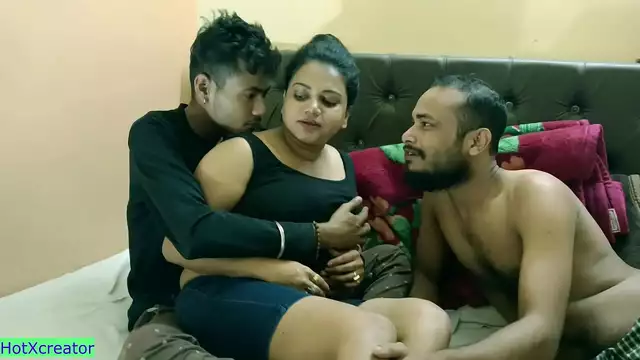 She was My Classfriend&excl;&excl; Indian Threesome Fuck