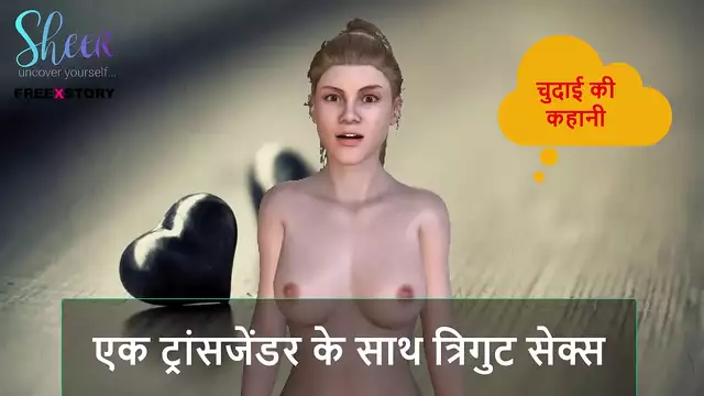 Hindi Audio Sex Story - Threesome sex with a Transgender