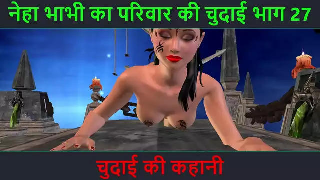 Hindi Audio Sex Story - Chudai ki kahani - Neha Bhabhi's Sex adventure Part - 27&period; Animated cartoon video of Indian bhabhi giving sexy poses