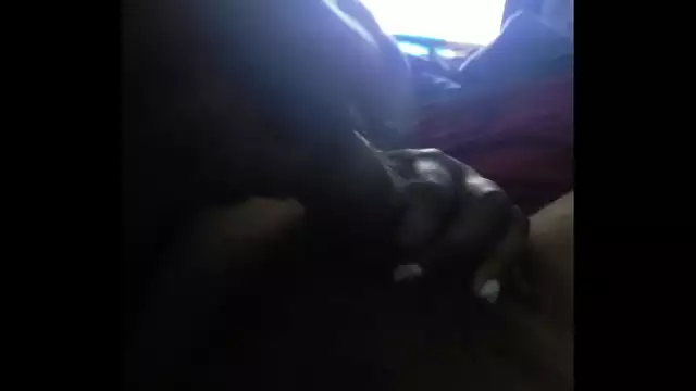Desi sucking my dick in the dark