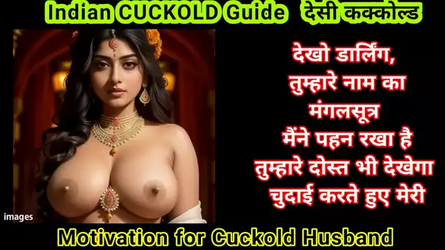 Cuckold Motivation 1 &lpar;Indian wife doing cuckold sex for first time Hindi audio&rpar;