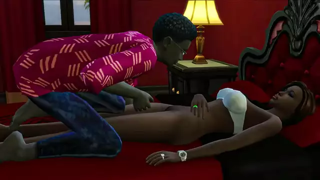 Indian stepbrother watching  stepsister from a chair in his room - Family Sex Taboo - Adult Movie