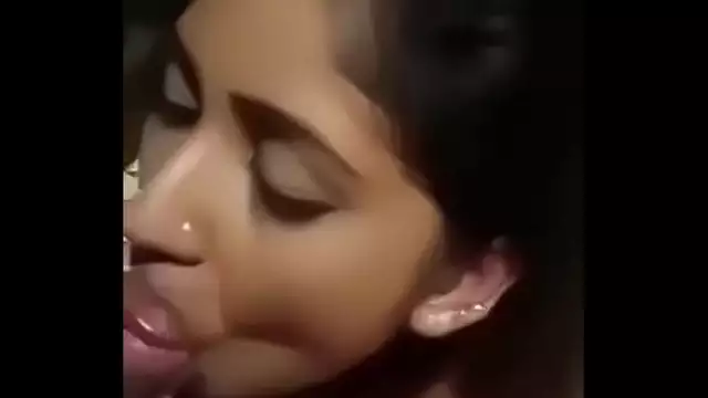 Desi indian Couple&comma; Girl sucking dick like lollipop