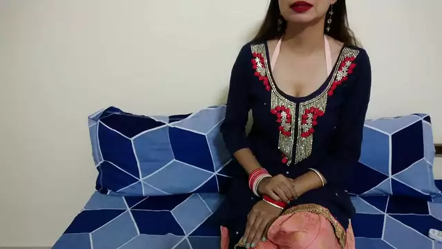 Indian close-up pussy licking to seduce Saarabhabhi66 to make her ready for long fucking&comma; Hindi roleplay HD porn video