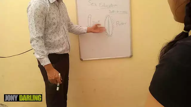 Indian xxx Tuition teacher teach her student what is pussy and dick&comma; Clear Hindi Dirty Talk by Jony Darling