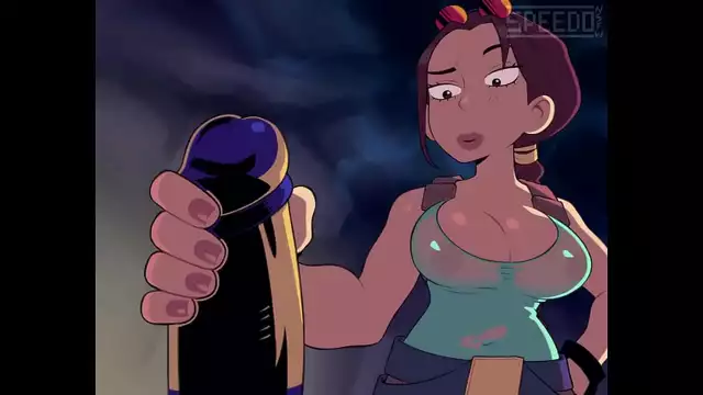 Japanese Stud's Exploration of Lara's Tomb Leads to Hot NSFW Adventure!!