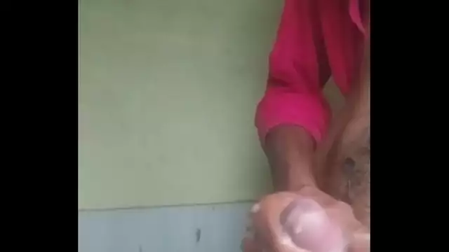 Indian big cock masturbation after shaving