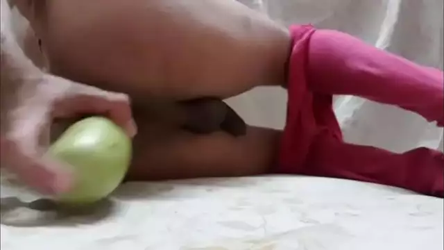 Desi girlfriend fucking her ass for her bf on video call