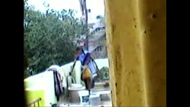 indian washing clothes