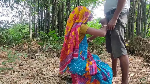 My friend's son fucked my pussy in the forest