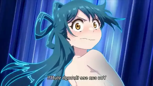 Revealing Anime Girls with Blue Hair ~ MMD CMNF ENF Scene from 'Mato seihei no Sureibu''