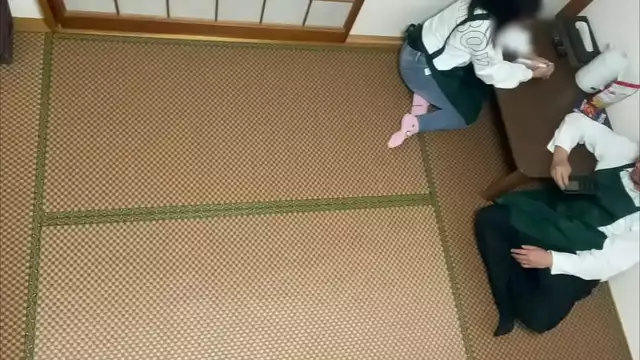 Japanese Bite Fluffer Gets Massaged By The Boss In The Resting Room