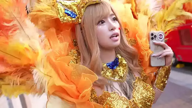 Part 1&period; 【ド派手Gカップ】サンバでエロすぎギャルをナンパ！網目からこぼれるケツに視線釘付け！チ●コにしゃぶりつき自分でマ●コをイジっちゃう！突くたび暴れる巨乳サイコー！アナルがヒクヒク可愛いw深夜の中出しカーニバル開幕ッ！！