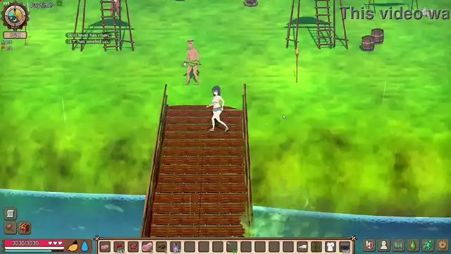 Japanese Hentai Game - 3 Girls Play Mad Island!