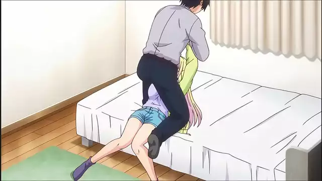 Japanese Stepsister Hentai ~ Blonde Babe Sucks Senpai's Cock to Escape - Must Watch!