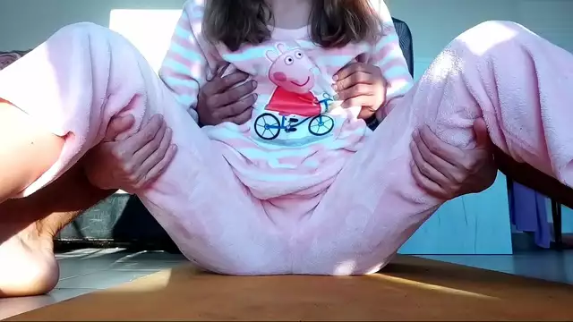 Teasing with Tiny Tits and Wet Pussy - A Homemade Delight!