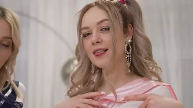 Luscious teen beauties take on a group fuck - anal only!