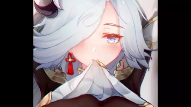 Japanese beauty Shenhe enjoys a delicious creampie!