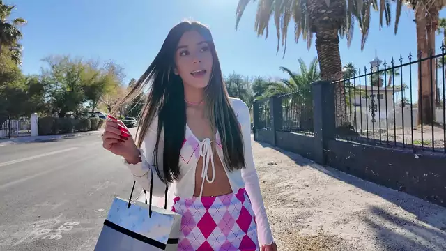 Japanese Beauty's Sensual Makeover on the Bus