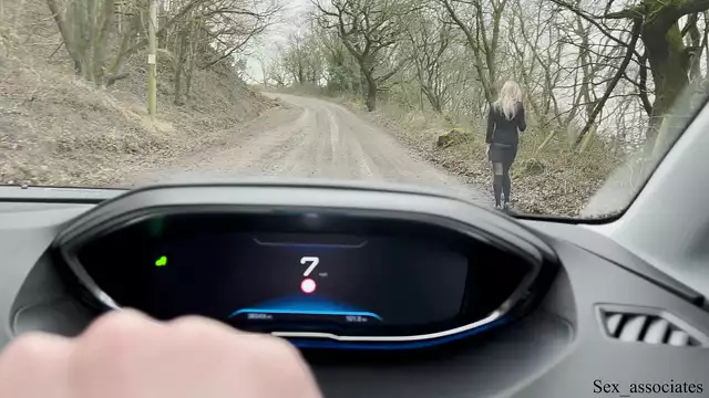 British Chav Gets Picked up and Fucked in Public in a Car