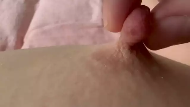 Bedroom Playtime ~ He Can't Resist My Luscious Nipples in the Morning