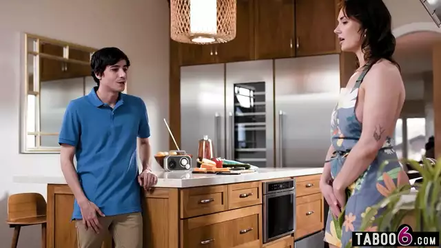 Experience the Erotic Allure of a Luscious MILF Siri Dahl as She Gets Anal Fucked by Her Tiny Stepson in the