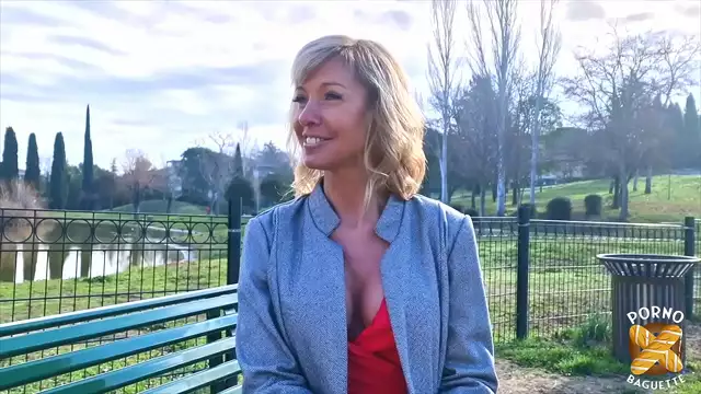 46-Year-Old Masseuse Emmy Tries Out for Her First Porn Scene!