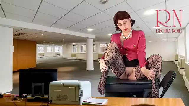 Experience the ultimate seduction of a luscious secretary as she reveals her most intimate moments with her