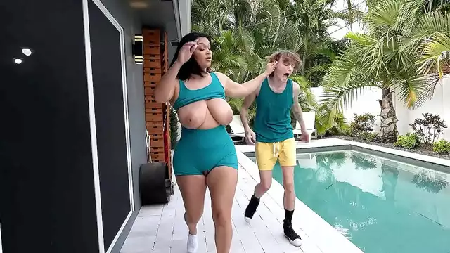 Sultry Milf Caught in the Act ~ He Can't Look Away!