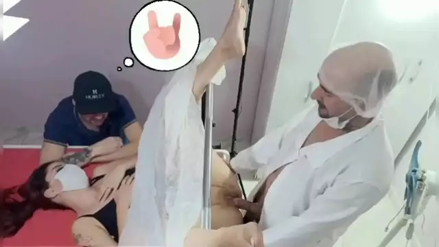 Japanese Wife Gets Examined by Strange Gynecologist - Husband's Reaction priceless!